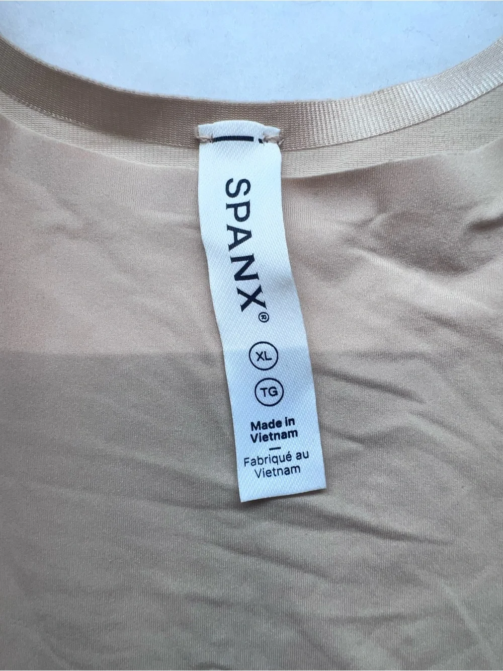 Ladies Spanx Thinstincts 2.0 Shaping‎ Tank Beige/Nude Size XL